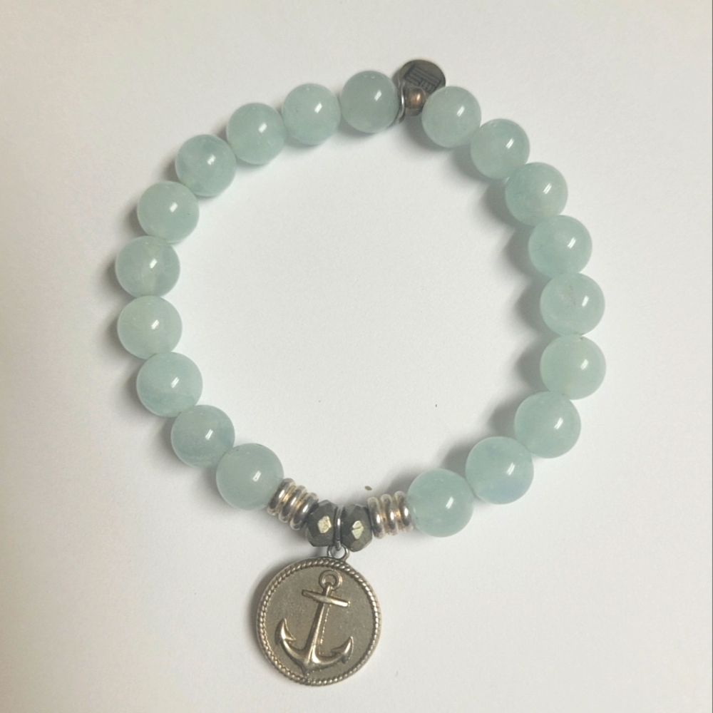 T. Jazelle Anchor Charm Bracelet